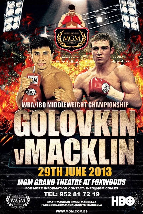 Gennady Golovkin vs. Matthew Macklin постер