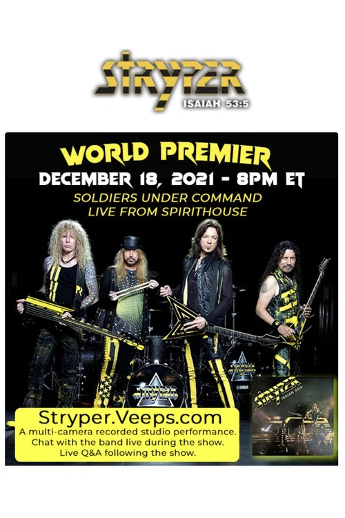 Stryper - Soldiers from the Underground Live Stream постер