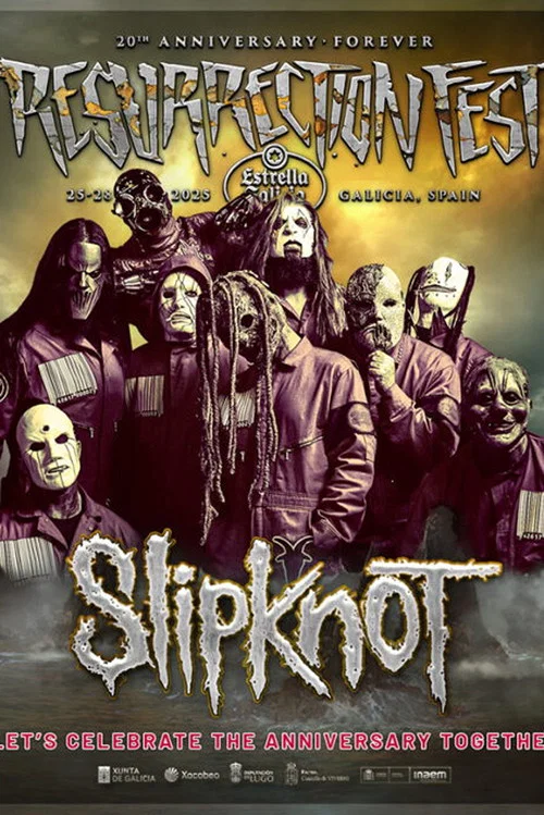 Slipknot - Live at Resurrection Fest EG 2025 постер