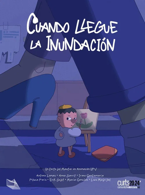 Cuando llegue la inundación постер