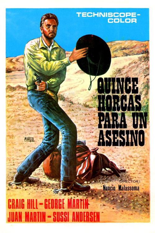 Quindici forche per un assassino постер