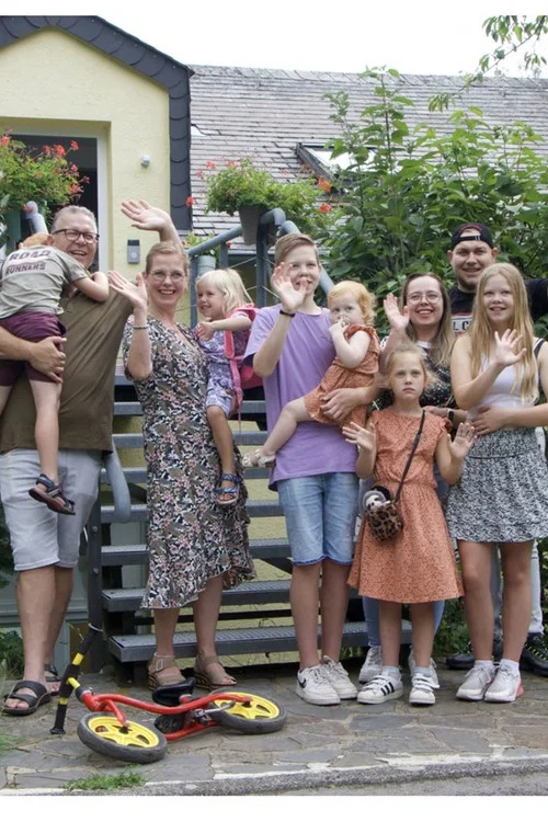 Een huis vol emigreert постер