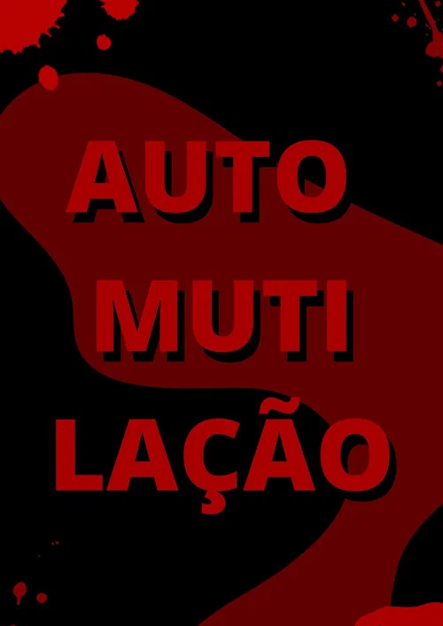 automutilação постер