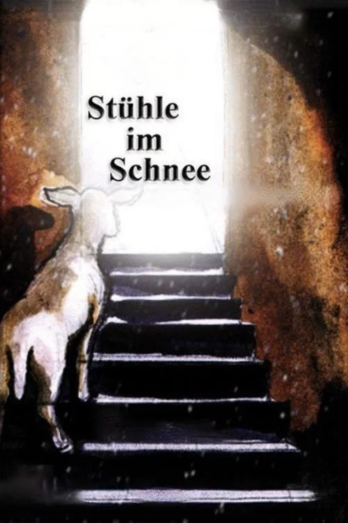 Stühle im Schnee постер