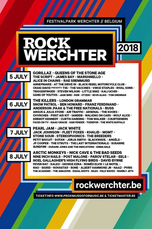 Pearl Jam: Rock Werchter 2018 постер
