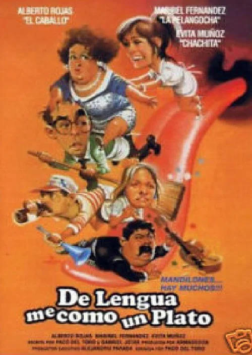 De lengua, me como un plato постер