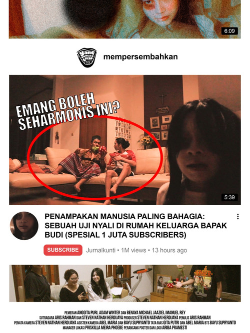 PENAMPAKAN MANUSIA PALING BAHAGIA: SEBUAH UJI NYALI DI RUMAH KELUARGA BAPAK BUDI (SPESIAL 1 JUTA SUBSCRIBERS) постер
