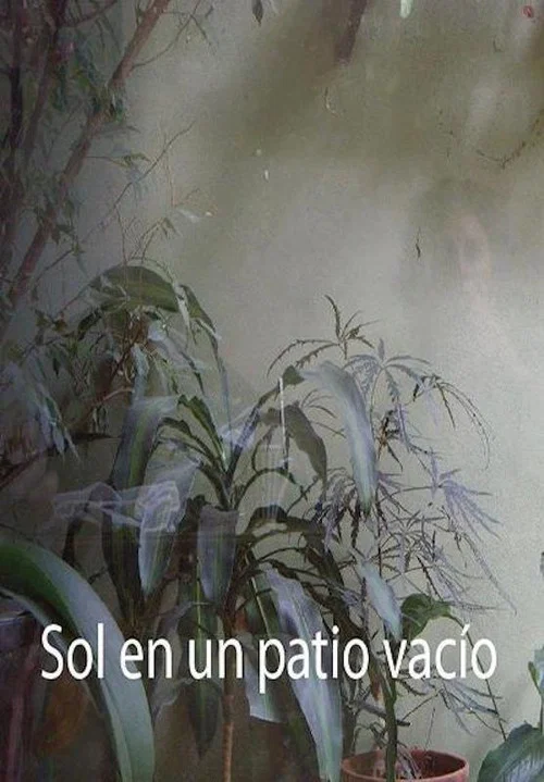 Sol en un patio vacío постер