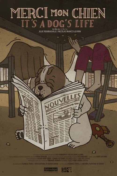 Merci mon chien постер