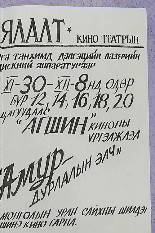 Амур постер
