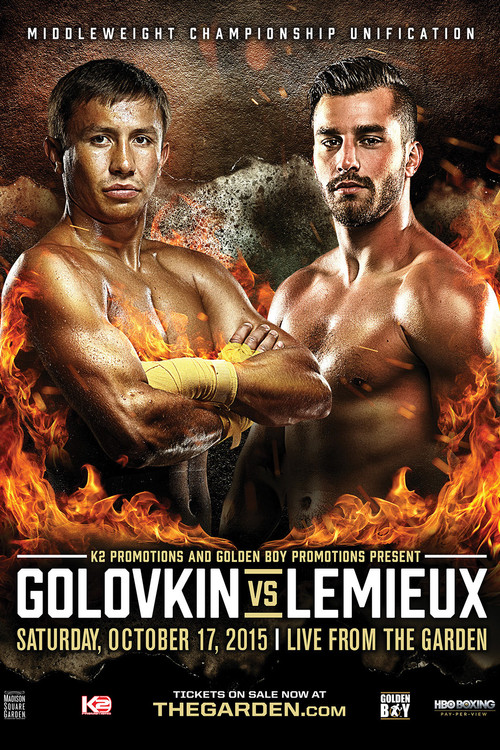Gennady Golovkin vs. David Lemieux постер