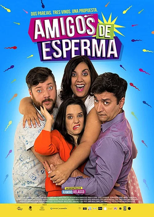 Amigos de esperma постер