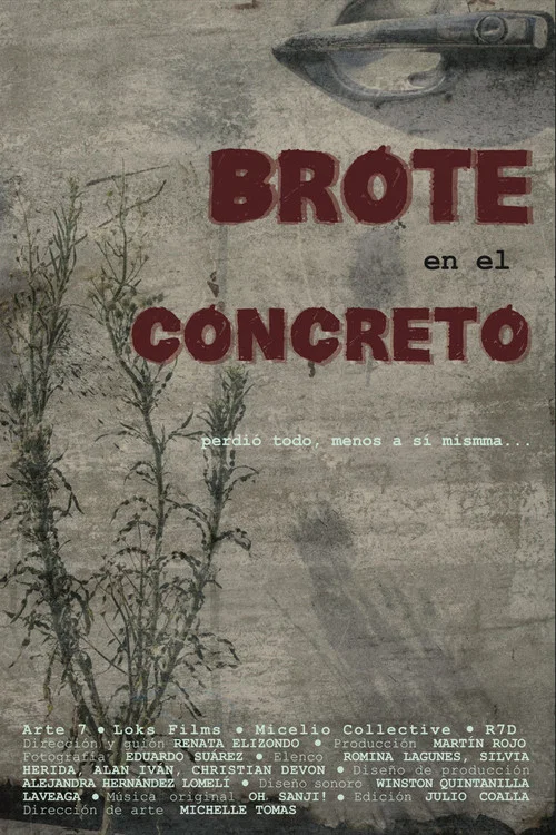 Brote en el concreto постер