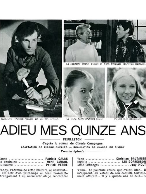 Adieu mes quinze ans постер
