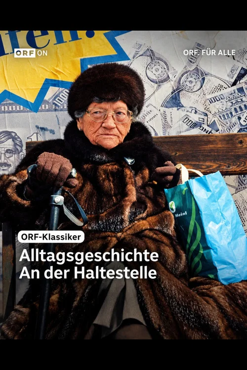 Alltagsgeschichte – An der Haltestelle постер