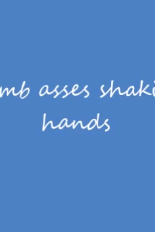 Dumb asses shaking hands постер