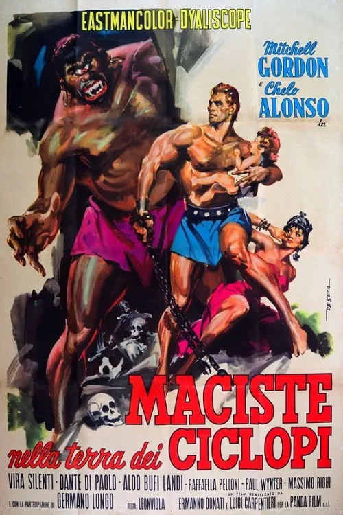 Maciste nella terra dei ciclopi постер
