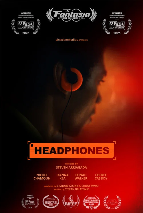 Headphones постер