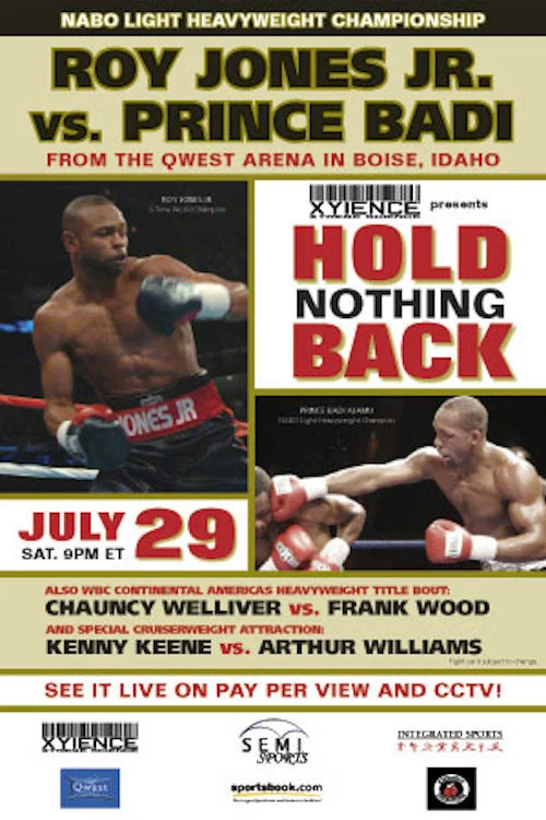 Roy Jones Jr vs. Prince Badi Ajamu постер