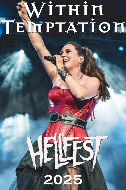 Within Temptation Live at Hellfest 2025 постер