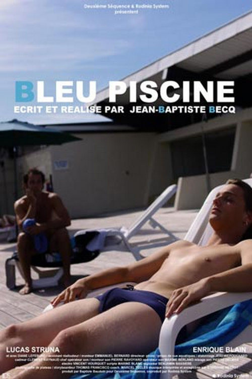Bleu piscine постер