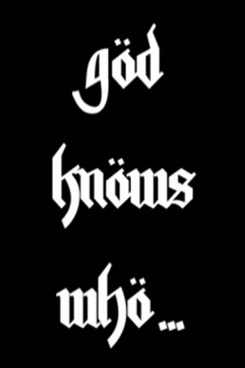 God Knows Who... постер