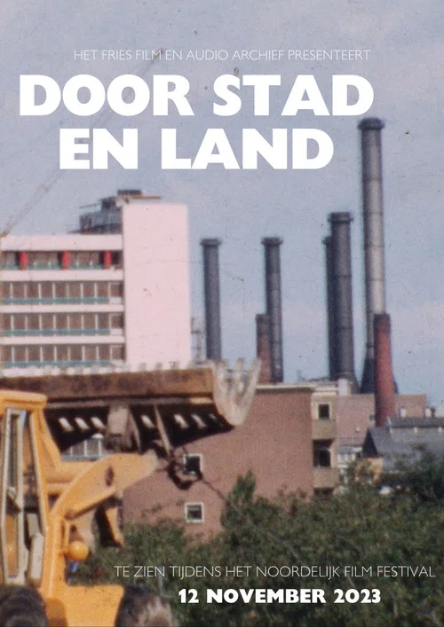Door stad en land постер