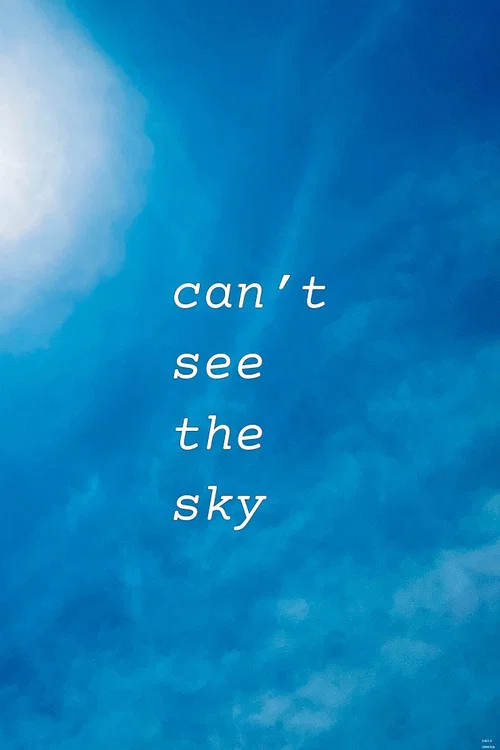 Não Consigo Ver o Céu постер