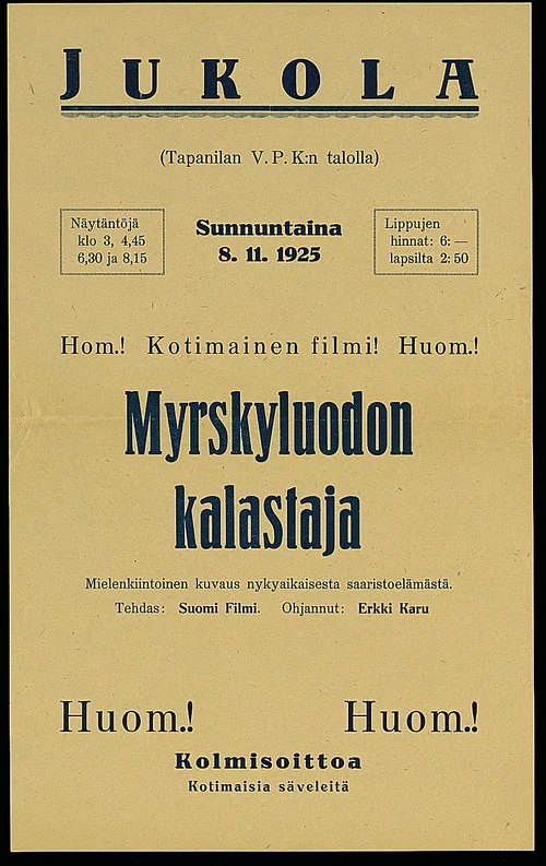 Myrskyluodon kalastaja постер