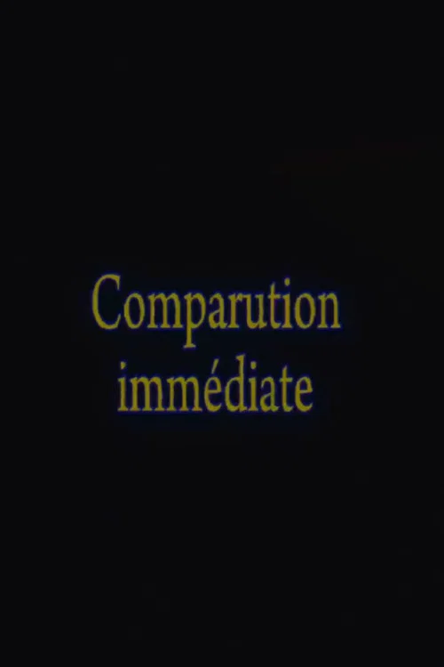 Comparution Immédiate постер