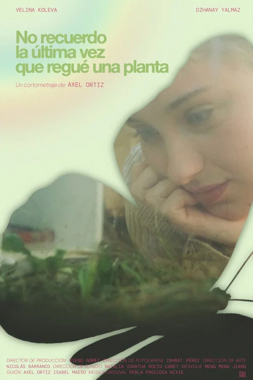 No recuerdo la última vez que regué una planta постер