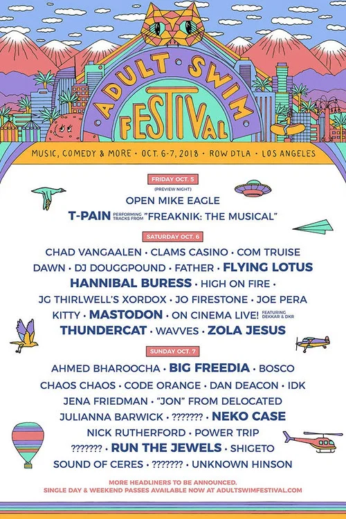 Adult Swim Festival Presents: Run the Jewels постер