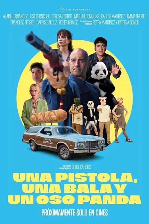 Una pistola, una bala y un oso panda постер