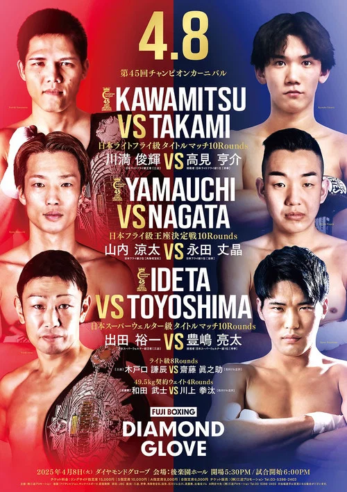 FUJI BOXING: Kawamitsu vs. Takami постер