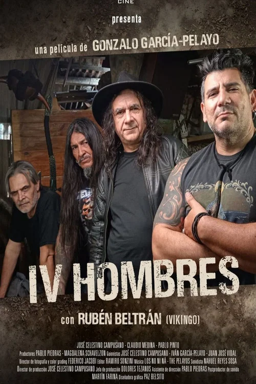 Cuatro hombres постер