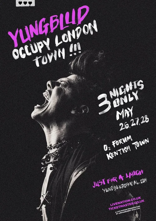 YUNGBLUD LIVE AT BRIXTON ACADEMY постер