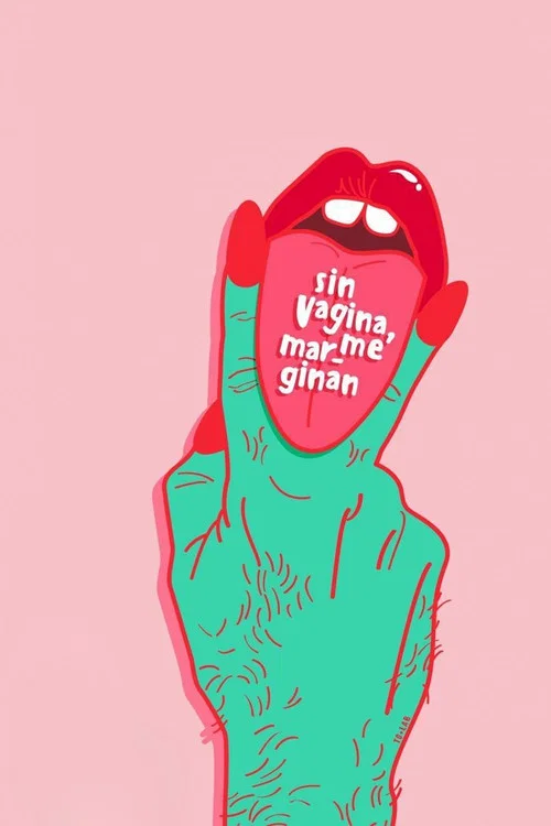 Sin vagina, me marginan постер