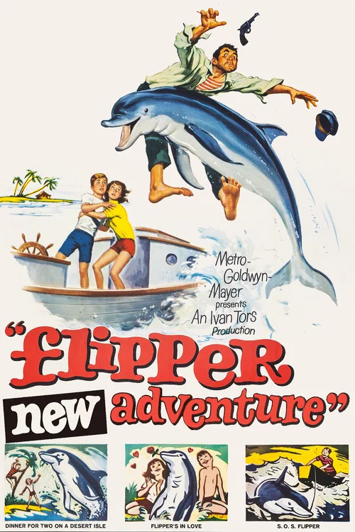 Новые приключения Флиппера постер