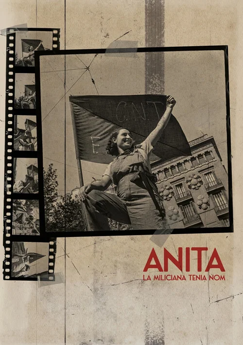 Anita. La miliciana tenia nom постер