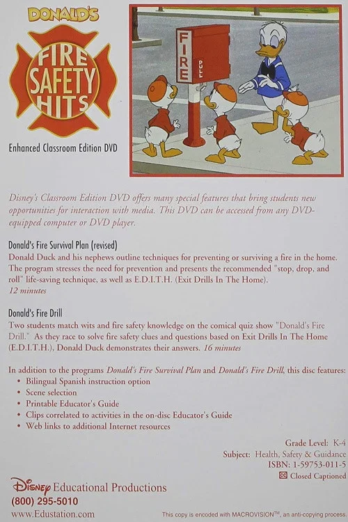 Donald's Fire Drill постер