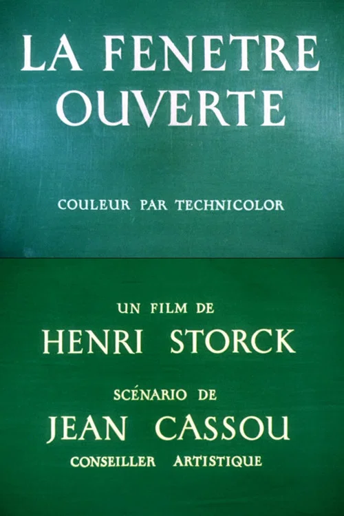 La fenêtre ouverte постер