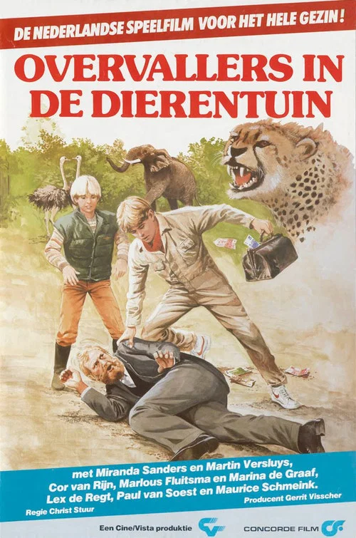 Overvallers in de dierentuin постер