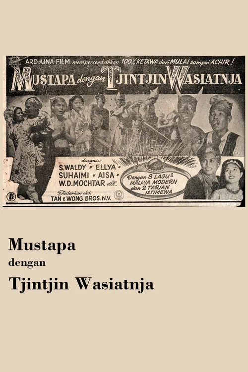 Mustapa dengan Tjintjin Wasiatnja постер