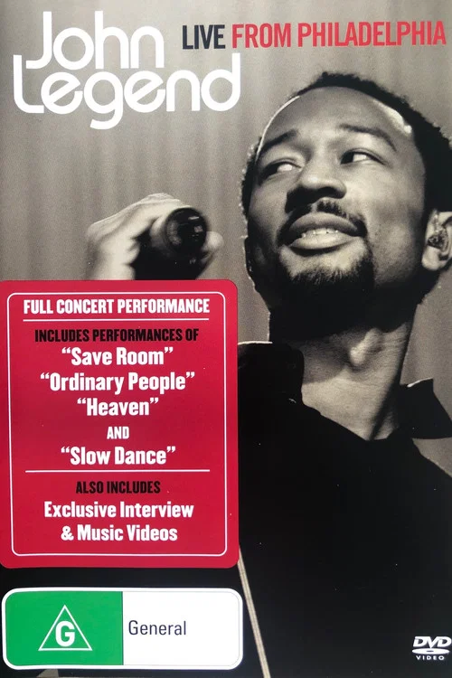 John Legend: Live from Philadelphia постер