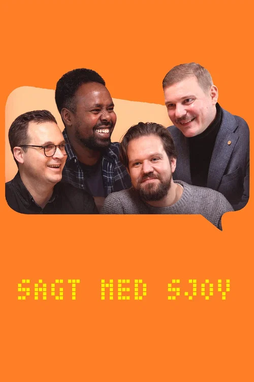 Sagt med sjov постер