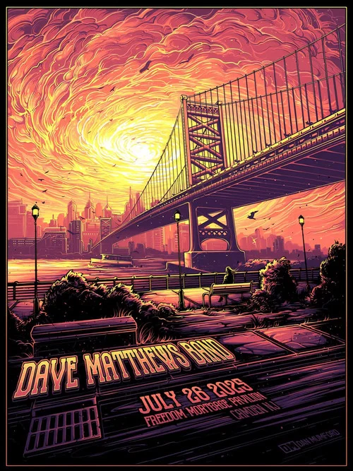Dave Matthews Band: Freedom Mortgage Pavilion - July 26, 2025 постер