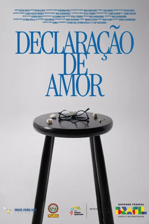 Declaração de Amor постер