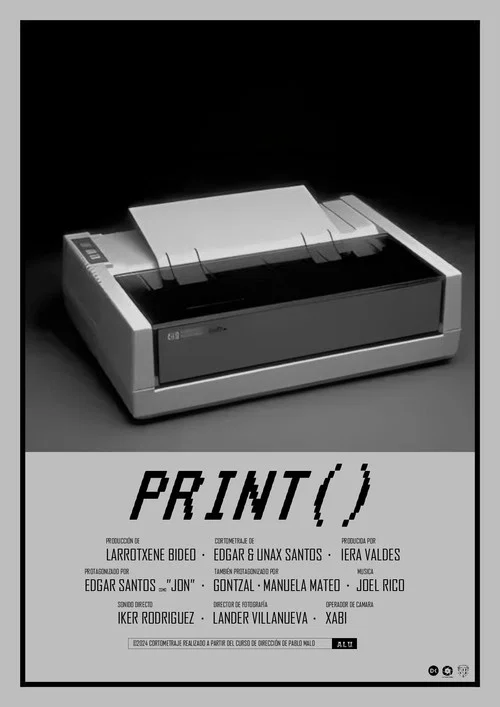 Print () постер