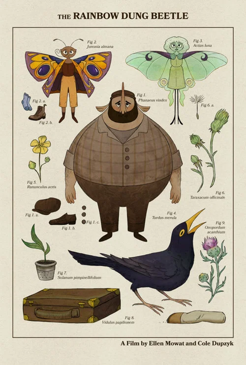 The Rainbow Dung Beetle постер