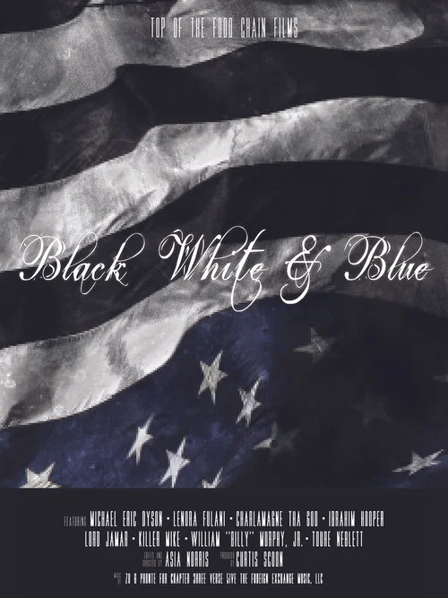 Black, White & Blue постер